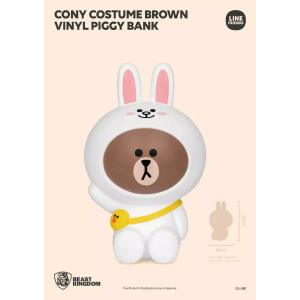 Hucha Piggy Cony Costume Brown Line Friends Series 20cm - Collector4u.com