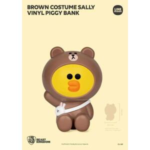 Hucha Piggy Brown Costume Brown Line Friends Series 34cm - Collector4u.com