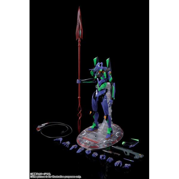 Figura Test Type-01 + Spear of Cassius Evangelion 3.0+1.0 DYNACTION Renewal Color Ed. 40 cm Bandai - Collector4u.com