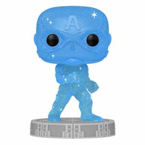 Figura Captain America (Blue) Infinity Saga POP! Artist Series Vinyl 9cm - Collector4u.com