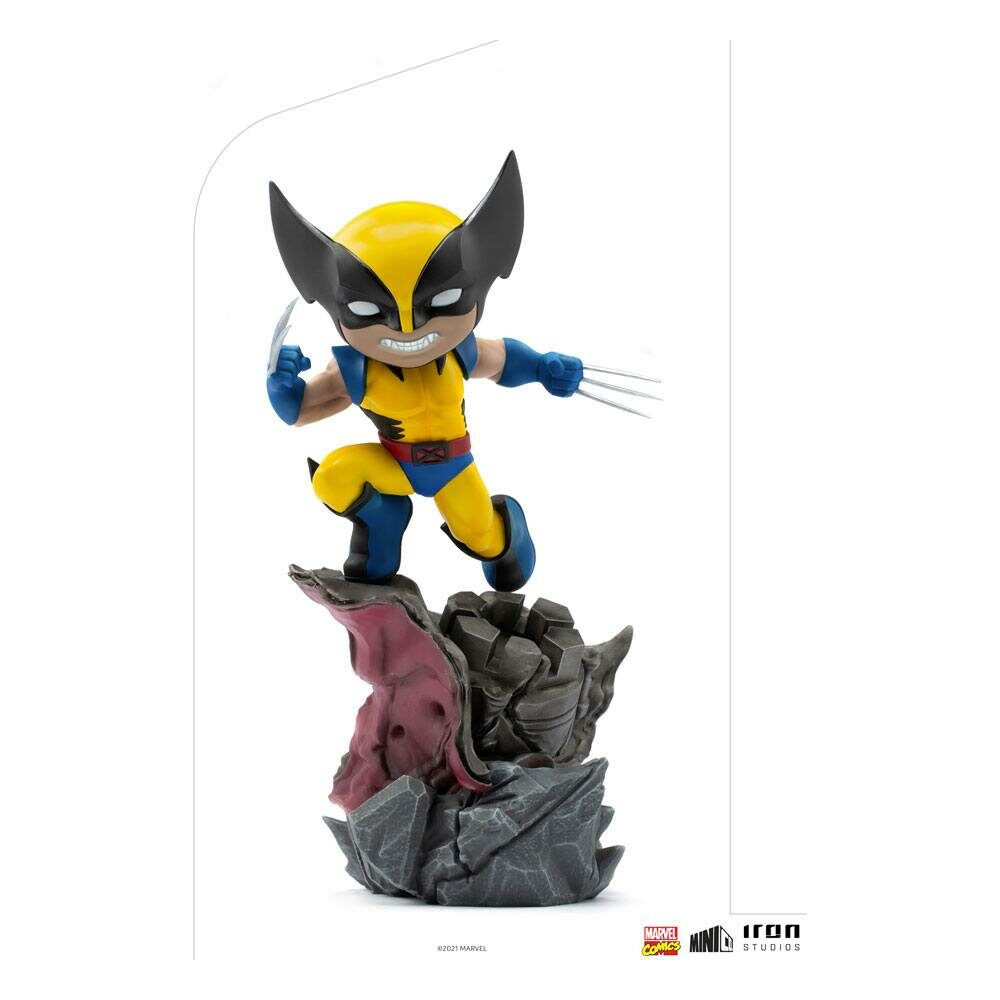 Minifigura Wolverine (X-Men) Mini Marvel Comics Co. Deluxe PVC 21cm Iron Studios - Collector4u.com