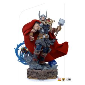 Estatua Thor Unleashed Marvel Comics 1/10 Deluxe Art Scale 28cm Iron Studios - Collector4u.com