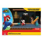 Escenario Super Mario World of Nintendo Juego Lava Castle Jakks Pacific - Collector4u.com