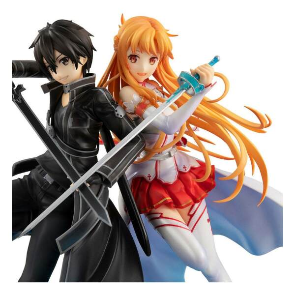Estatua Lucrea Kirito & Asuna Sword Art Online PVC 10th Anniversary 22 cm Megahouse - Collector4U.com
