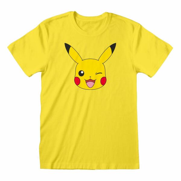 Camiseta Pikachu Face Pokemon talla L
