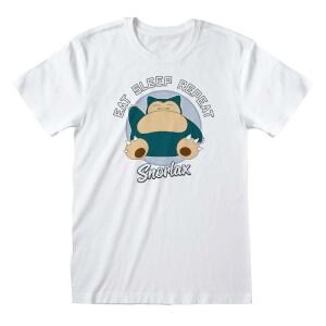 Camiseta Snorlax Eat Sleep Repeat Pokemon talla L - Collector4u.com