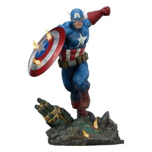 Estatua Capitán América Marvel Premium Format 53cm Sideshow Collectibles - Collector4u.com