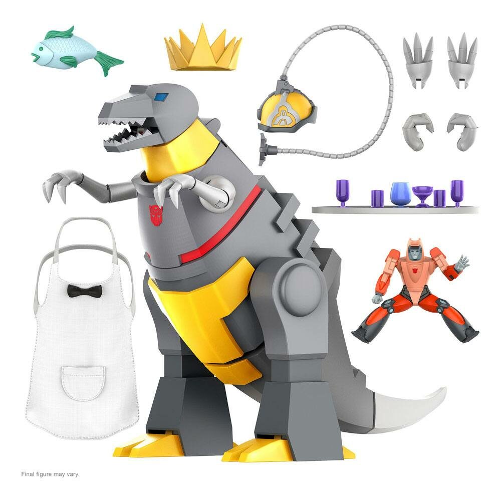 Figura Grimlock Transformers Ultimates (Dino Mode) 23 cm Super7