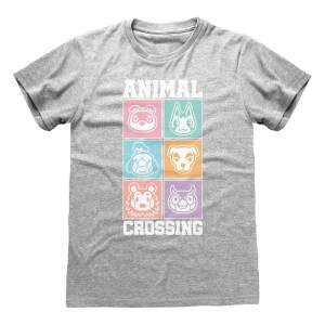 Camiseta Pastel Square Animal Crossing Talla M