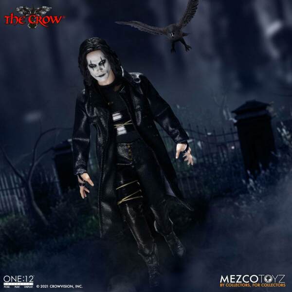 Figura Eric Draven The Crow 1/12 17 cm Mezco Toys - Collector4U.com