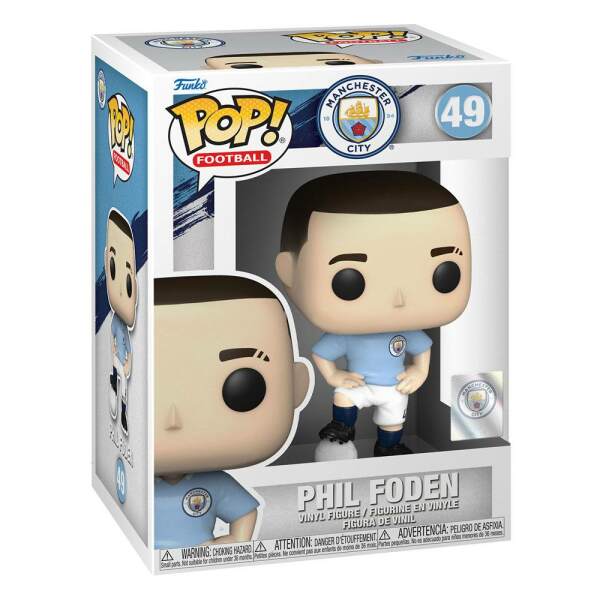 Funko Phil Foden Manchester City F.C. POP! Football Vinyl Figura 9 cm - Collector4U.com