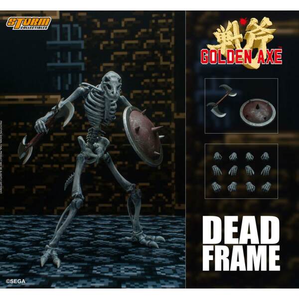 Pack de 2 Figuras Golden Axe Dead Frame 1/12 18cm Storm Collectibles - Collector4U.com