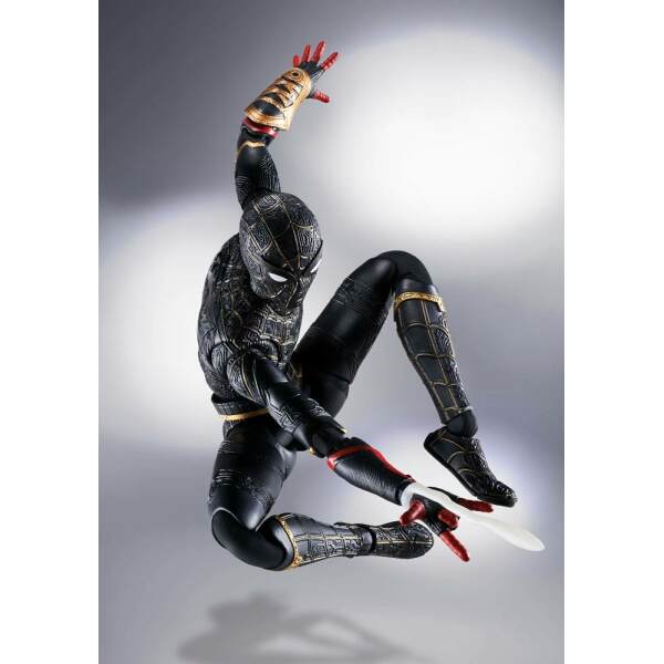 Figura Spider-Man Black & Gold Suit Spider-Man: No Way Home S.H. Figuarts (Special Set) 15 cm Bandai - Collector4U.com