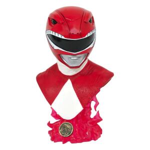 Busto Red Ranger Mighty Morphin Power Rangers Legends in 3D 1/2 25 cm Diamond Select - Collector4u.com