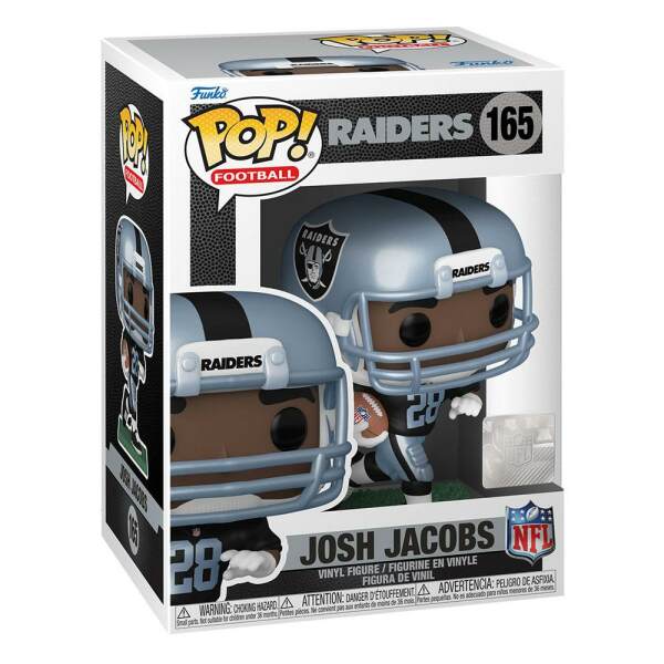 Funko Josh Jacobs (Home Uniform) Raiders NFL POP! Sports Vinyl Figura 9cm - Collector4U.com