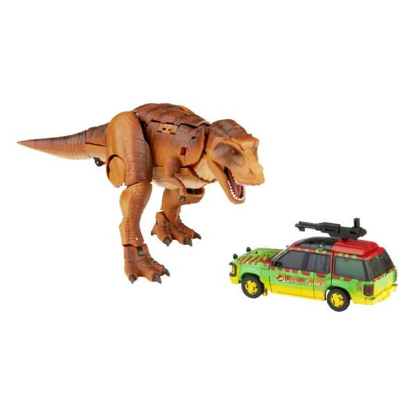 Figuras Tyrannocon Rex 18 cm & Autobot JP93 Jurassic Park x Transformers Generations 14 cm Hasbro - Collector4U.com