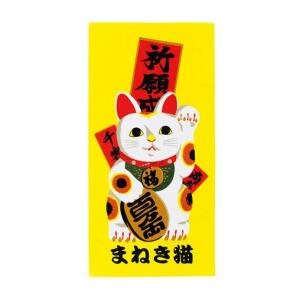 Ukiyo-e Toalla Japop Maneki Neko 50 x 100 cm - Collector4u.com