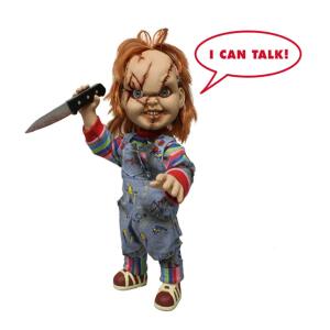 Muñeco Chucky el muñeco diabólico Parlante (Muñeco Diabolico) 38 cm Mezco - Collector4U.com