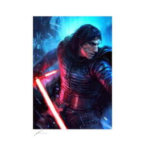 Litografia The Duel: Kylo Ren Star Wars 46 x 61 cm – Sin Enmarcar – Sideshow - Collector4u.com