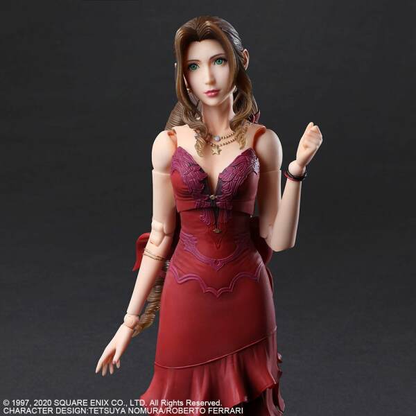 Figura Aerith Gainsborough Dress Ver. Final Fantasy VII Remake Play Arts Kai 25cm Square Enix - Collector4U.com