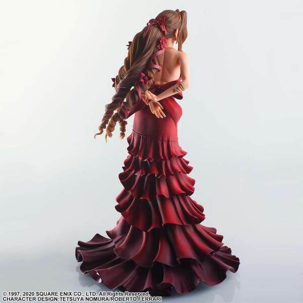 Estatua Aerith Gainsborough Dress Ver. Final Fantasy VII Remake Static Arts Gallery 24cm Square Enix - Collector4U.com