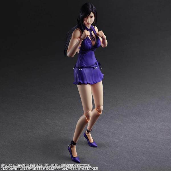 Figura Tifa Lockhart Dress Ver. Final Fantasy VII Remake Play Arts Kai 25cm Square Enix - Collector4U.com