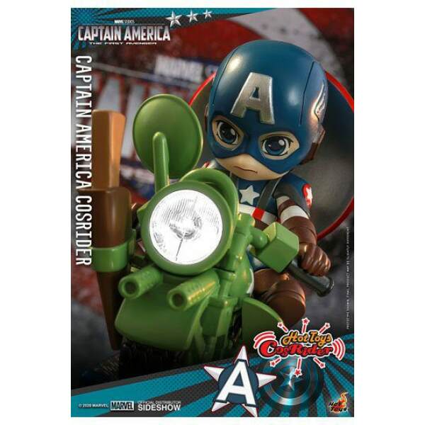 Minifigura con luz y sonido CosRider Capitán América Marvel Comics 15cm Hot Toys - Collector4u.com