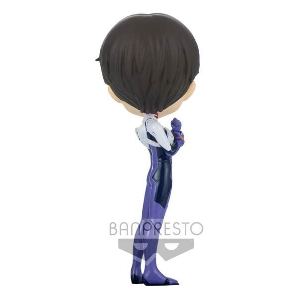 Minifigura Shinji Ikari Evangelion: New Theatrical Edition Q Posket Plugsuit Style Ver. B 14 cm Banpresto - Collector4U.com