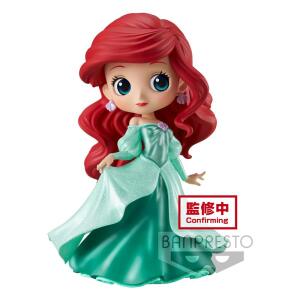 Minifigura Q Posket Ariel Princess Dress Glitter Line Disney 14cm Banpresto - Collector4u.com