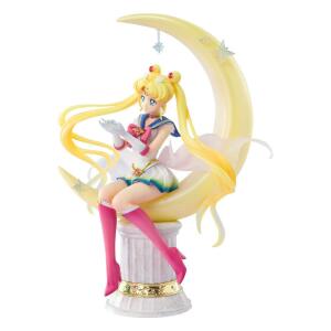 Estatua Super Sailor Moon Bright Moon Sailor Moon Eternal PVC FiguartsZERO Chouette 19cm Bandai Tamashii Nations