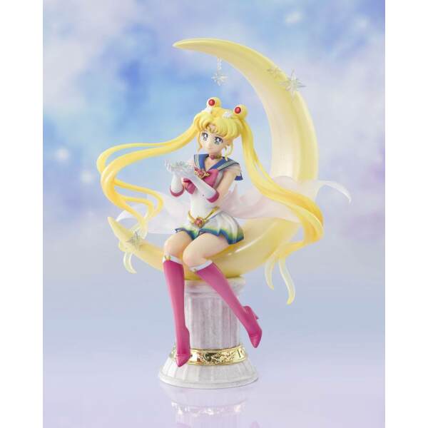 Estatua Super Sailor Moon Bright Moon Sailor Moon Eternal PVC FiguartsZERO Chouette 19cm Bandai Tamashii Nations - Collector4U.com