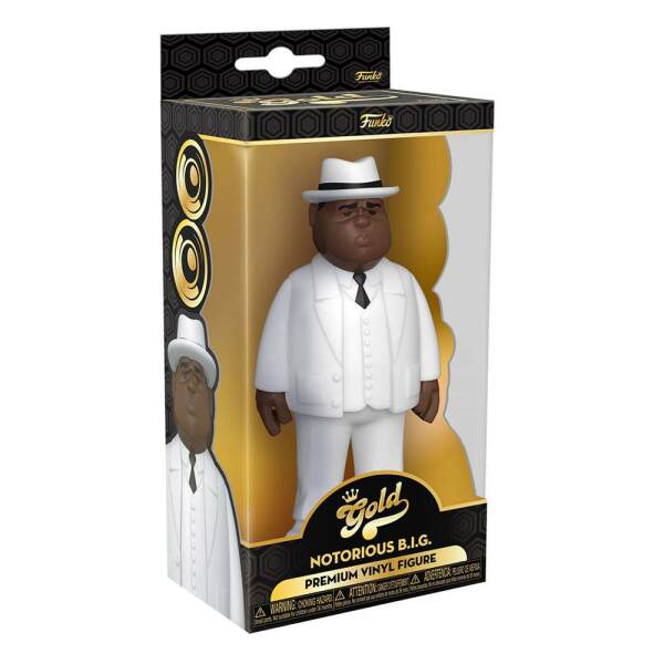 Funko Biggie Smalls White Suit Notorious B.I.G. Vinyl Gold Figura 13 cm - Collector4U.com