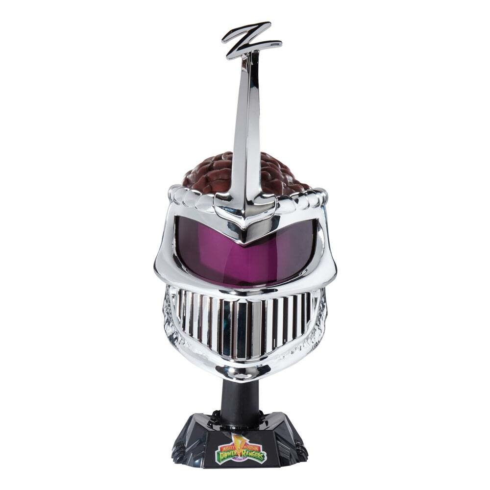Casco Lord Zedd Mighty Morphin Power Rangers Lightning Collection electrónico con modulador de voz Hasbro