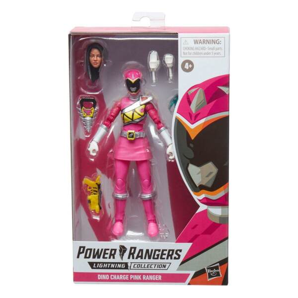 Figura Pink Ranger Power Rangers Dino Charge Lightning Collection 2022 15cm Hasbro - Collector4U.com