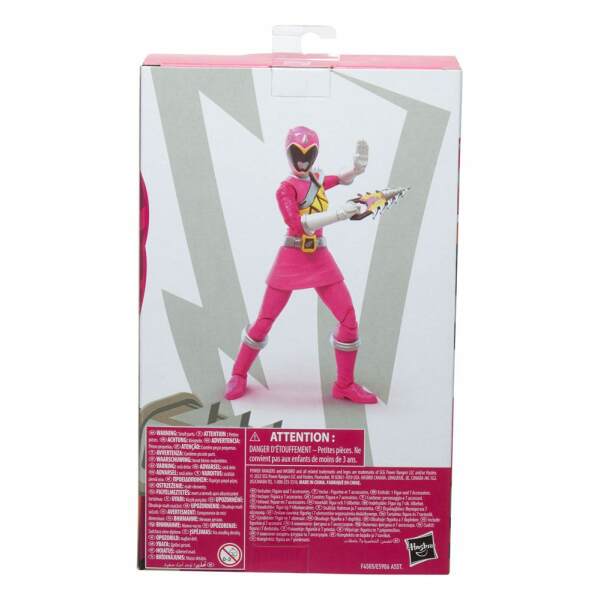 Figura Pink Ranger Power Rangers Dino Charge Lightning Collection 2022 15cm Hasbro - Collector4U.com