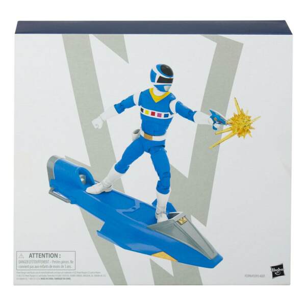 Figura Blue Ranger & Galaxy Glider Power Rangers in Space Lightning Collection 2022 15cm Hasbro - Collector4U.com