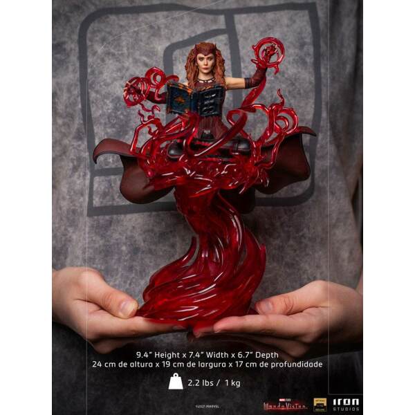 Estatua Scarlet Witch WandaVision 1/10 Deluxe Art Scale 24 cm  Iron Studios - Collector4U.com