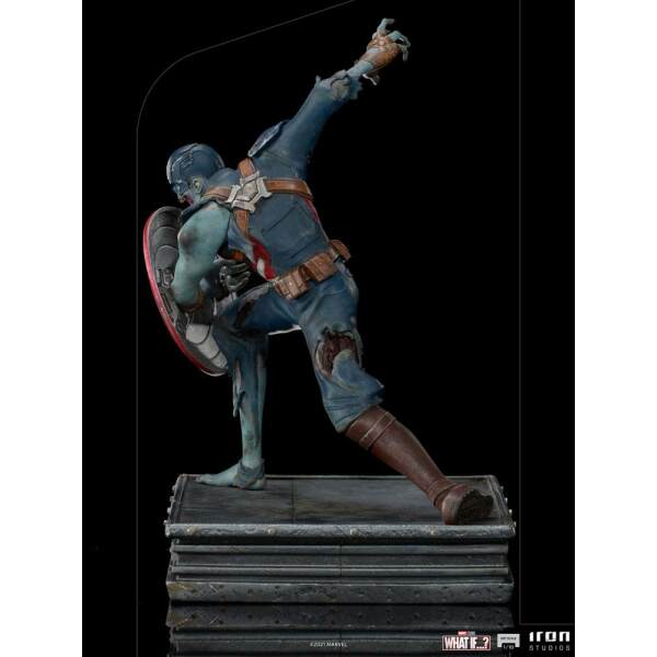 Estatua Capitán America Zombie What If...? 1/10 Art Scale 22 cm Iron Studios - Collector4U.com