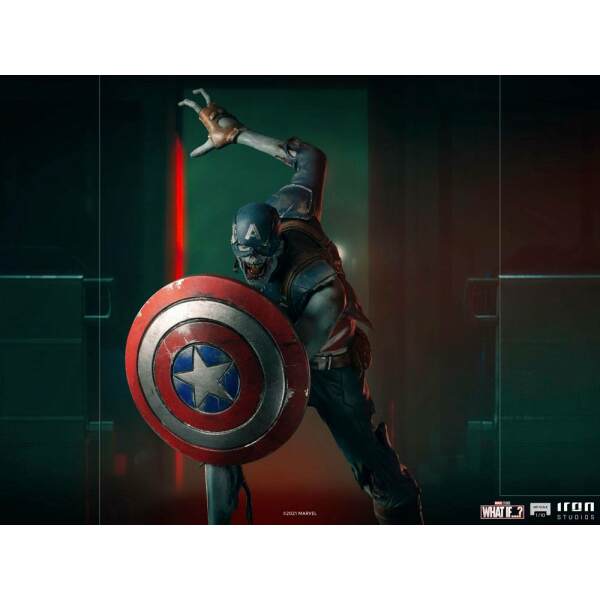 Estatua Capitán America Zombie What If...? 1/10 Art Scale 22 cm Iron Studios - Collector4U.com