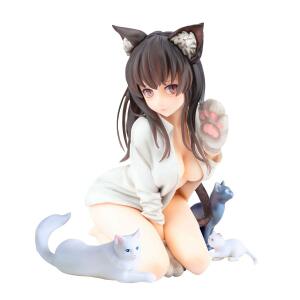 Estatua Koyafu Catgirl Mia Original Character PVC 1/7 15cm Plum - Collector4U.com