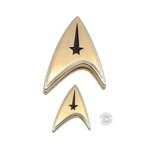 Chapa & Pin Enterprise Command Star Trek Discovery Set de Quantum Mechanix - Collector4u.com