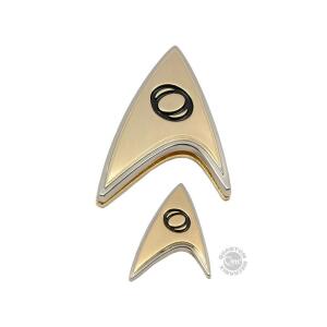 Chapa & Pin Enterprise Science Star Trek Discovery Set de Quantum Mechanix collector4u.com