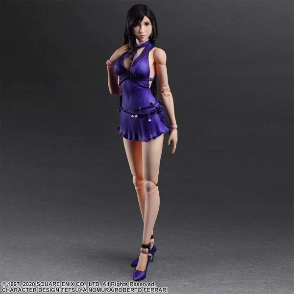 Figura Tifa Lockhart Dress Ver. Final Fantasy VII Remake Play Arts Kai 25cm Square Enix - Collector4U.com