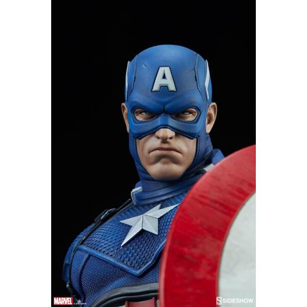 Estatua Capitán América Premium Format Marvel Comics 53cm Sideshow - Collector4U.com