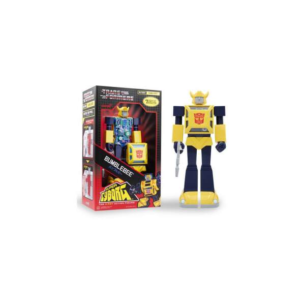 Figura Bumblebee Transformers Super Cyborg (Full Color) 28 cm Super7 - Collector4U.com