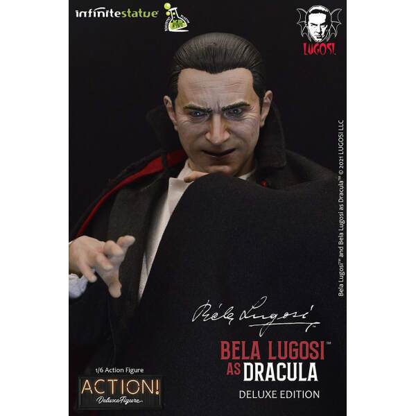 Figura Bela Lugosi Drácula Deluxe Edition, Escala 1/6 32cm Infinite Statue - Collector4U.com