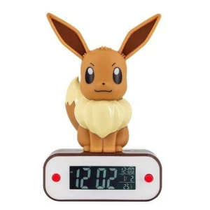 Despertador con luz Evoli Pokémon 22cm collector4u.com