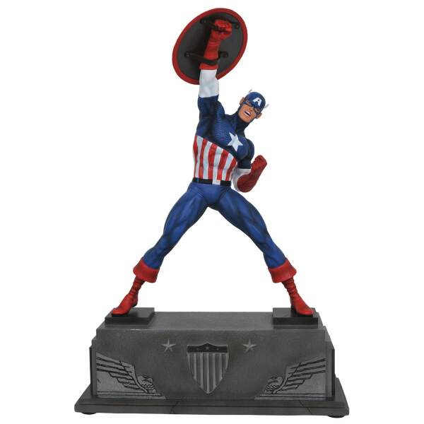 Estatua Capitán América Marvel Premier Collection 30cm Diamond Select - Collector4U.com