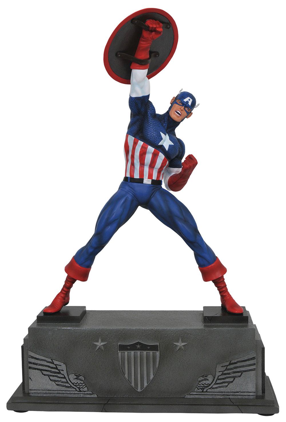 Estatua Capitán América Marvel Premier Collection 30cm Diamond Select