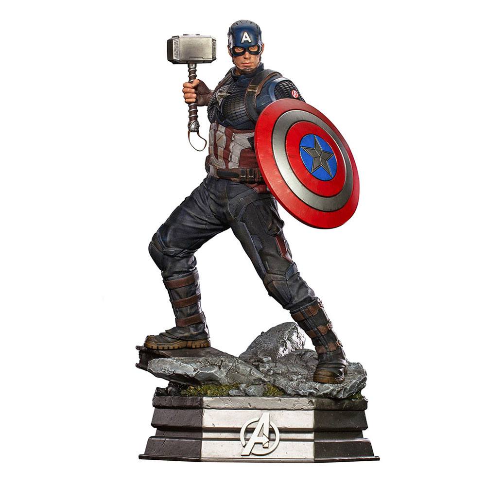 Estatua Capitán America Vengadores Infinity Saga Legacy Replica 1/4 56 cm Iron Studios